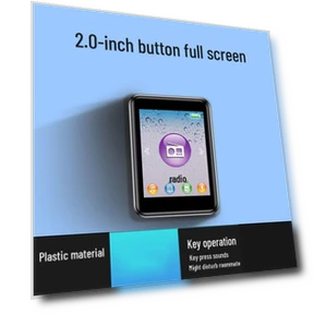 Bluetooth Player with Full Touch Control, External Speaker, and English Word Search — Portable Media Players, Chose One