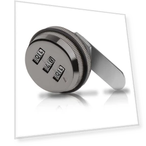 Cam Lock with Code, Mailbox Door Lock, 3-Digit Password — Padlocks & Hasps, TUNDRA