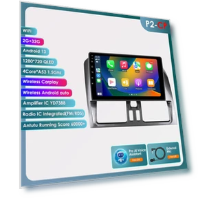 Car Multimedia Head Unit with CarPlay and Android Auto — In-Dash, OSSURET