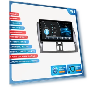 Car Multimedia Player with Apple CarPlay and Android Auto — Stereo Receivers, OSSURET