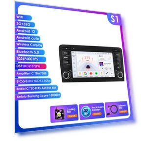 Car Multimedia Player with CarPlay and Android Auto — In-Dash, Hizpo