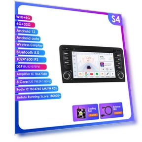 Car Multimedia Player with CarPlay, GPS, 4G LTE, WiFi, and AI Navigation — In-Dash, Hizpo