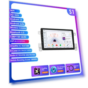 Car Multimedia Player with Navigation and CarPlay — In-Dash, OSSURET
