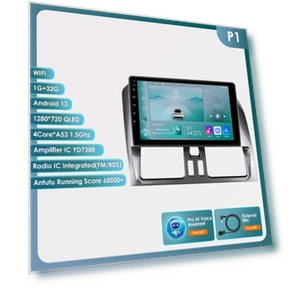 Car Multimedia System with CarPlay and Android Auto — In-Dash, OSSURET