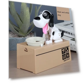 Cute Cartoon Dog Piggy Bank — Savings & Piggy Banks, Tooarts