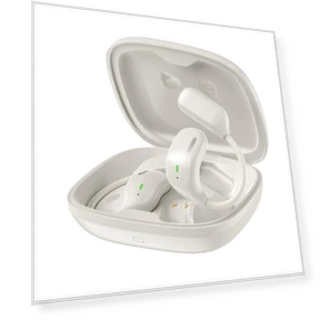 Ear-Hook Earbuds with AI Translation — In-Ear Headphones, KONNWEI