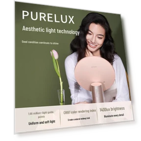 LED HD Smart Makeup Mirror — Handheld, AMIRO