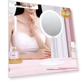 LED Smart Lighted Makeup Mirror — Handheld, Migoo