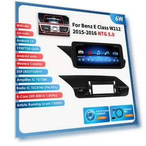 Octa Core Double Din Car Radio with Carplay and Android Auto — In-Dash, Hizpo