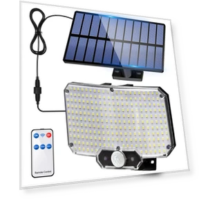 Outdoor Solar Sensor Light — Outdoor Security & Flood Lighting, TommyBear