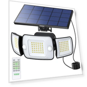 Outdoor Solar Sensor Light — Outdoor Security & Flood Lighting, Intelamp