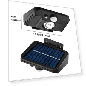 Outdoor Solar Wall Light with Motion Sensor — Outdoor Security & Flood Lighting, Aura Living