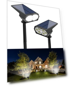 Outdoor Waterproof Motion Sensor Solar Spot Light — Outdoor Security & Flood Lighting, Trendy Japanese products
