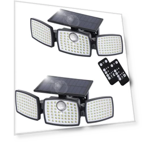 Outdoor Waterproof Solar Sensor Light with Motion Sensor — Outdoor Security & Flood Lighting, MDCMDCM