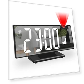 Projection Clock with LED Display and Smart Alarm — Alarms & Clocks, Smarter than future