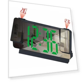 Silent Alarm Clock with Repeat Function, Large Display, Smart Digital Glowing Screen, and Multifunctional Features — Alarms & Clocks, HomeHarmony