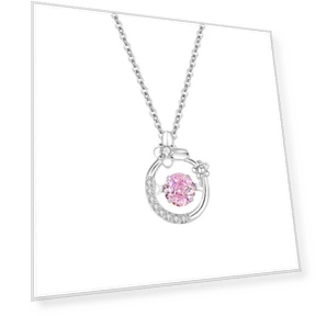 Silver Effect Butterfly Necklace Smart Heart Light — Men's Necklaces, Lucky Star Jewelry