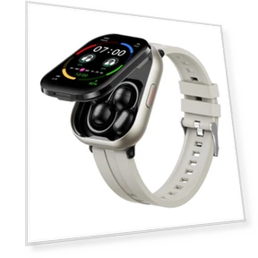 Smart Call Watch with Removable Bluetooth Earbuds — Smartwatches, Rainbuvvy