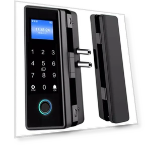 Smart Digital Biometric Electronic Door Lock for Frameless Sliding Windows — Card Readers, LeadwayTek