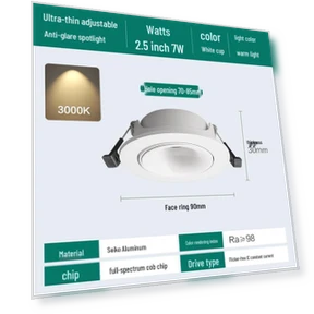 Smart Dimming Ultra-thin Anti-glare Downlight Neutral Light — Recessed Lighting, Mijia