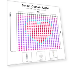 Smart LED Curtain Lights — LED Strips, Dyzine Tek