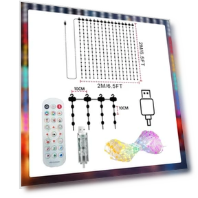 Smart RGB LED Curtain Lights — String Lights, Mellow Home