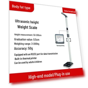 Smart Ultrasonic Height and Weight Scale — Body Composition Analysis, BERYL