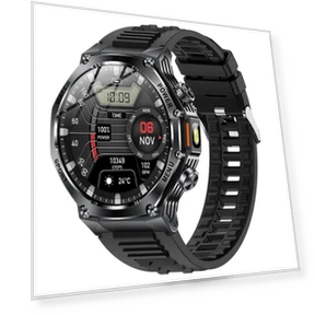 Smart Watch with Flashlight, Multi-Sport Fitness Tracker, Bluetooth Calls, Large Battery — Smartwatches, ESTG