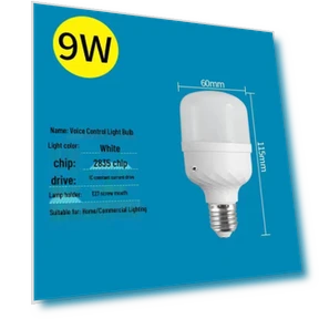 Voice-Controlled Night Light Bulb for Bedroom — LED, Chose One