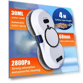 Window Cleaning Robot with UPS and Vacuum-Mop Function — Smart Cleaning Robots, Aura Living