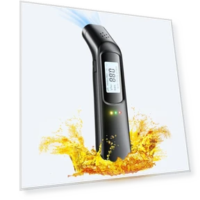 Alcohol Checker with Sensor and Voice Guidance — Breathalyzers & Alcohol Testing, Japan Premium