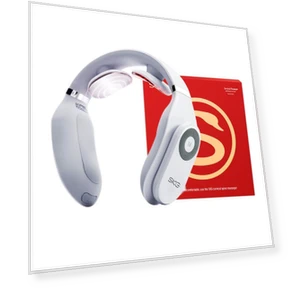 Bluetooth Smart Neck Massager with Heat — Muscle Stimulators, SKG