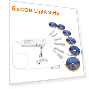 Double Door Touch Control COB LED Strip Smart Display Cabinet for Wine Integrated Lighting Proximity Sensor Switch — LED Strips, MALITAI