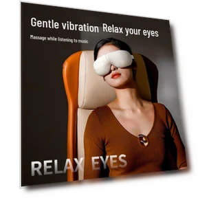 Foldable Eye Massager with Heat and Air Compression — Rollers & Pens, Hezheng
