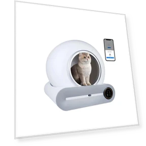 Large Capacity Self-Cleaning Fully Enclosed Automatic Smart Litter Box — Waste Bins, Sea Global
