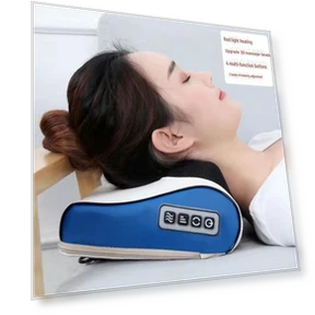 Multi-Zone Massage Pillow with Heating — Back Relief Solutions, VividTrove