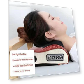 Multi-Zone Massage Pillow — Back Relief Solutions, VividTrove