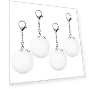 Rechargeable Mini Flashlight Wallet Keychain with Touch and Automatic Light Sensor — Flashlights, daleopto