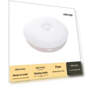 Rechargeable Motion Sensor LED Night Light — Night Lights, Vieruodis