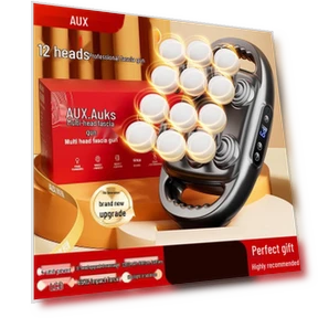 Rechargeable Neck Massager with Smart Display — Back Relief Solutions, AUX