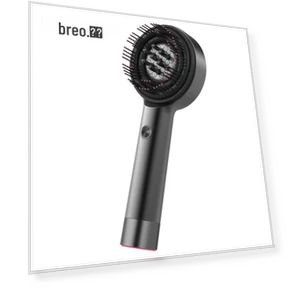 Scalp Massager Comb with Red Light Therapy — Head Relaxation Tools, Breo