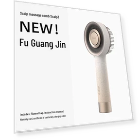 Scalp Massager Comb — Head Relaxation Tools, Breo