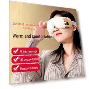 Smart Eye Massager with Bluetooth Music and Heat — Pillows, Hezheng