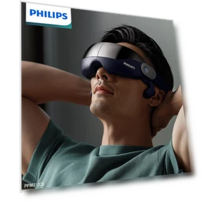 Smart Eye Massager with Heat and Bluetooth — Rollers & Pens, Philips