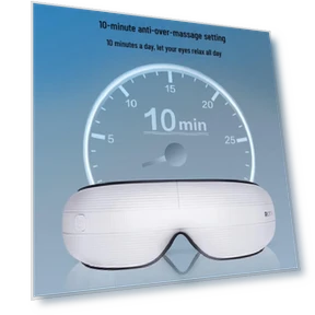 Smart Eye Massager with Heat and Bluetooth — Pillows, ROTAI