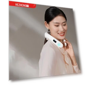 Smart Neck Massager with Heat and Pulse — Rehabilitation & Therapy Equipment, Hezheng