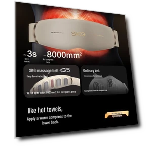 Smart Wireless Waist Massager — Thermal Comfort Solutions, SKG