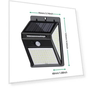 Solar Security Light with Motion Sensor — Outdoor Security & Flood Lighting, NobleRot
