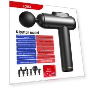 AI Smart Fascia Massage Gun — Back Relief Solutions, Konka