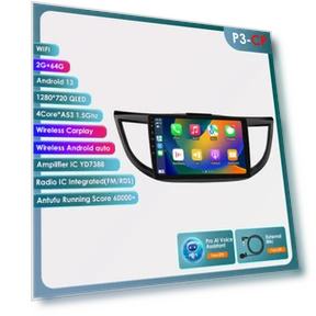 Android Car Radio Stereo with GPS and Touch Screen — Car Installation Essentials, Hizpo